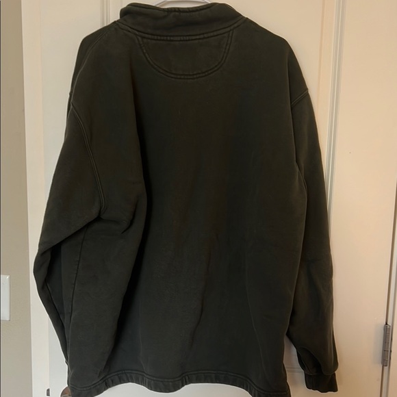 Carhartt Men's Dark Green Quarter-Zip Sweater XL - Picture 4 of 7